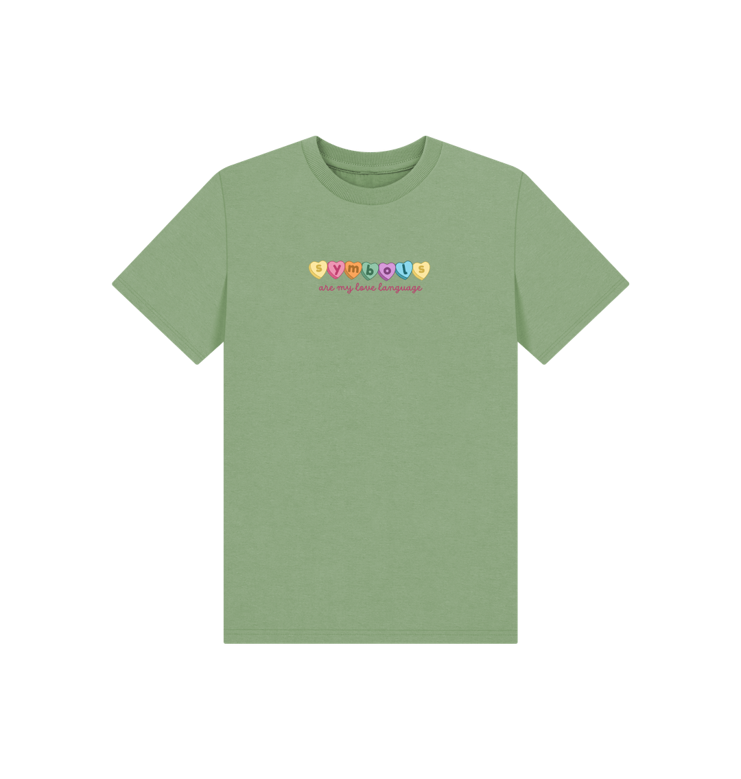 Sage Symbols are my Love Language Kids Tee