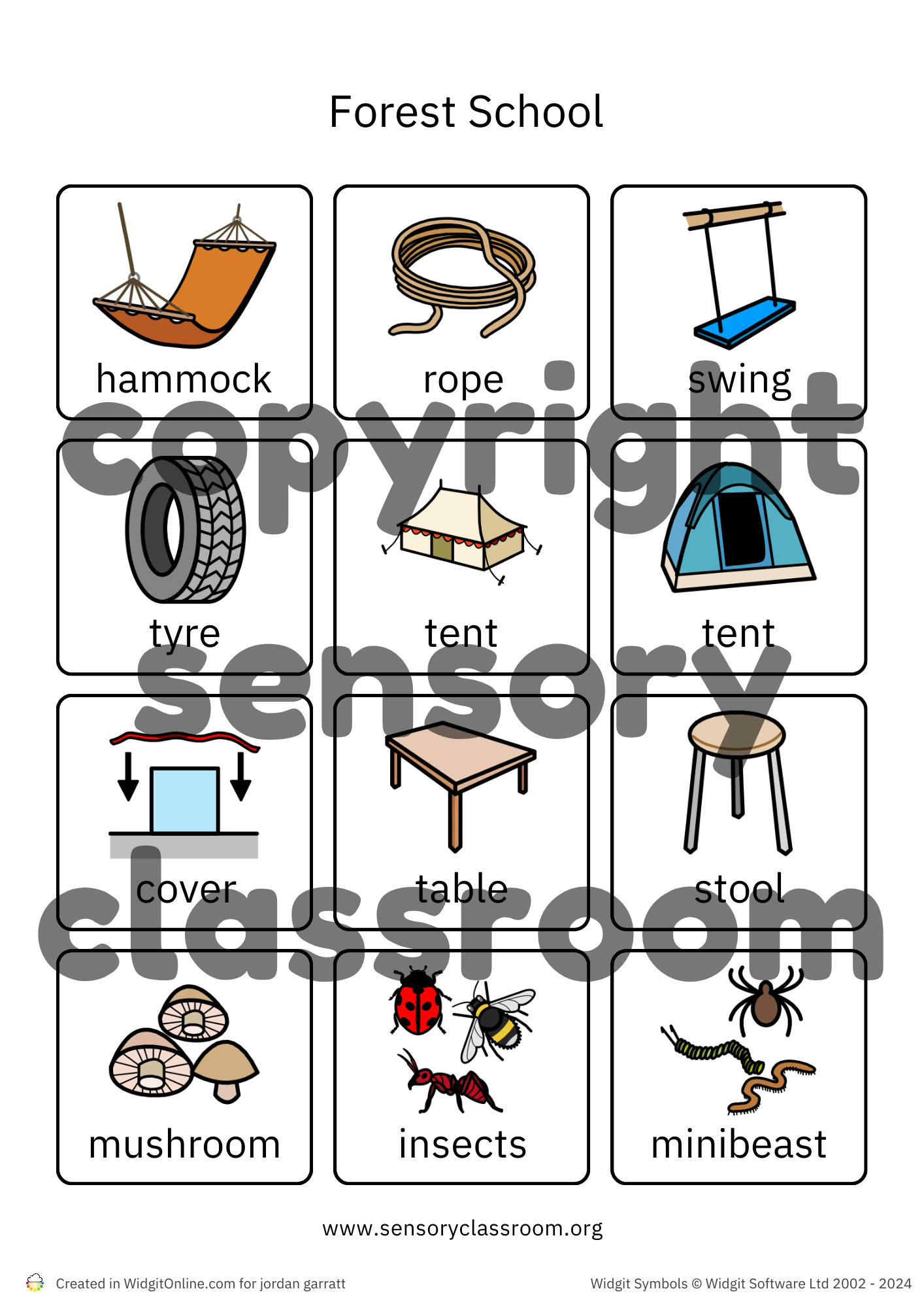 Forest School Symbols