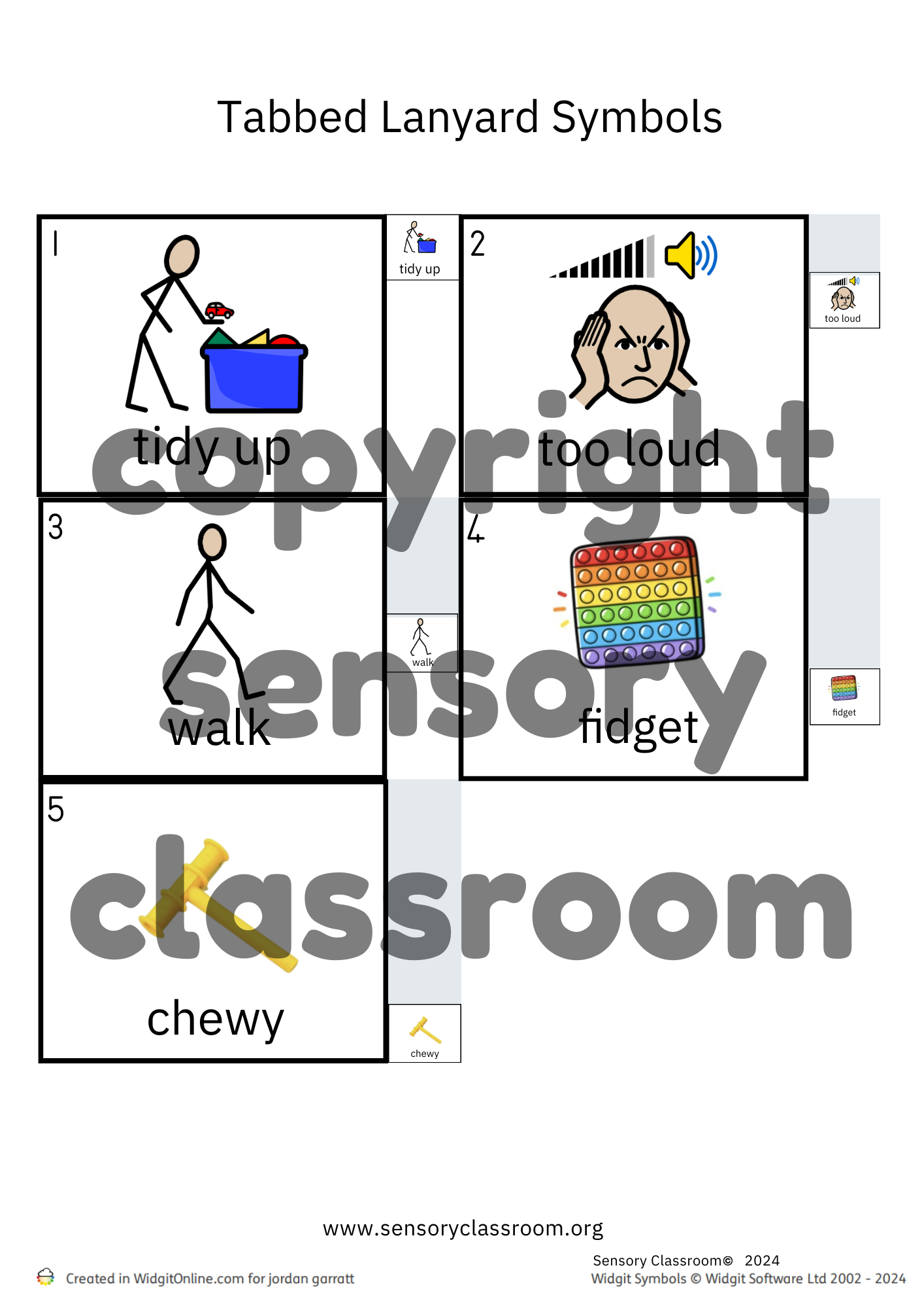 Editable Visual Symbols (tabbed)