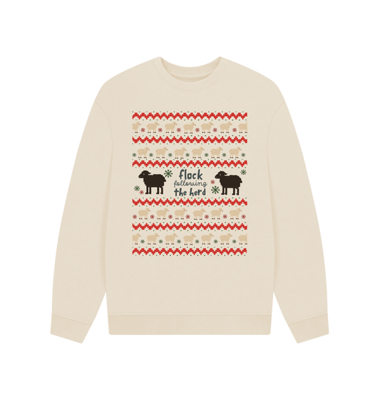 Oat Printed Sweater Front