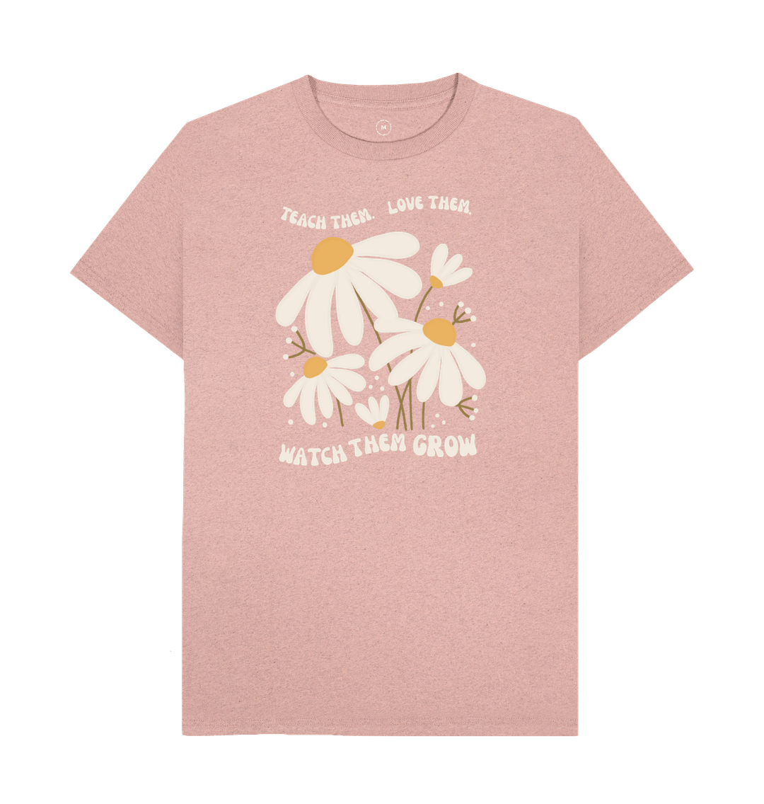 Sunset Pink Teach Them, Love Them Men's Tee