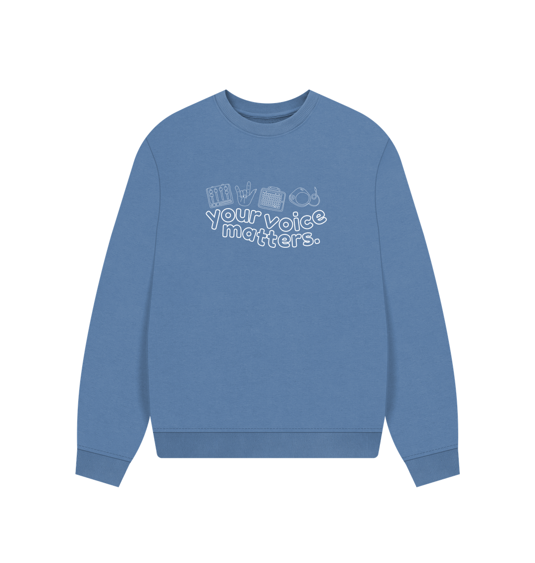 Solent Your Voice Matters Oversized Women's Sweater