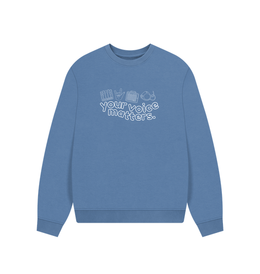 Solent Your Voice Matters Oversized Women's Sweater