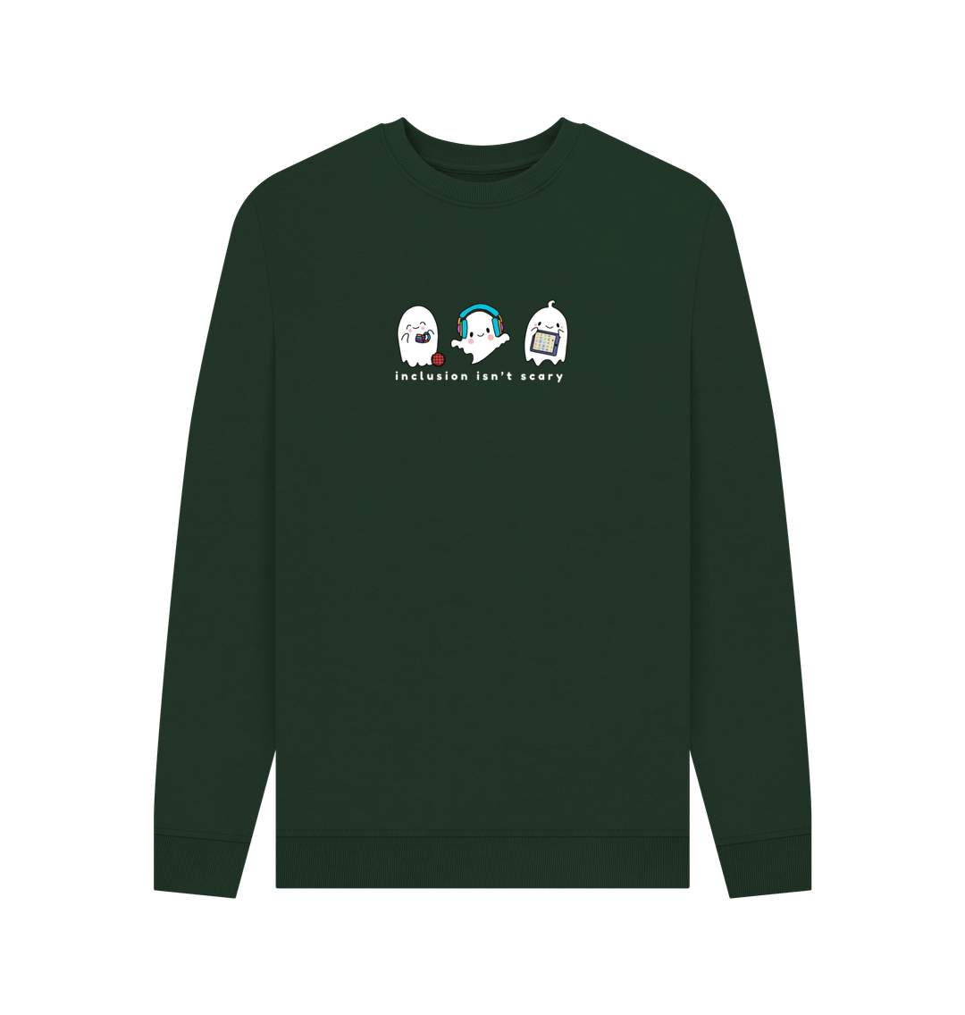 Evergreen Inclusion Isn't Scary Men's Sweater