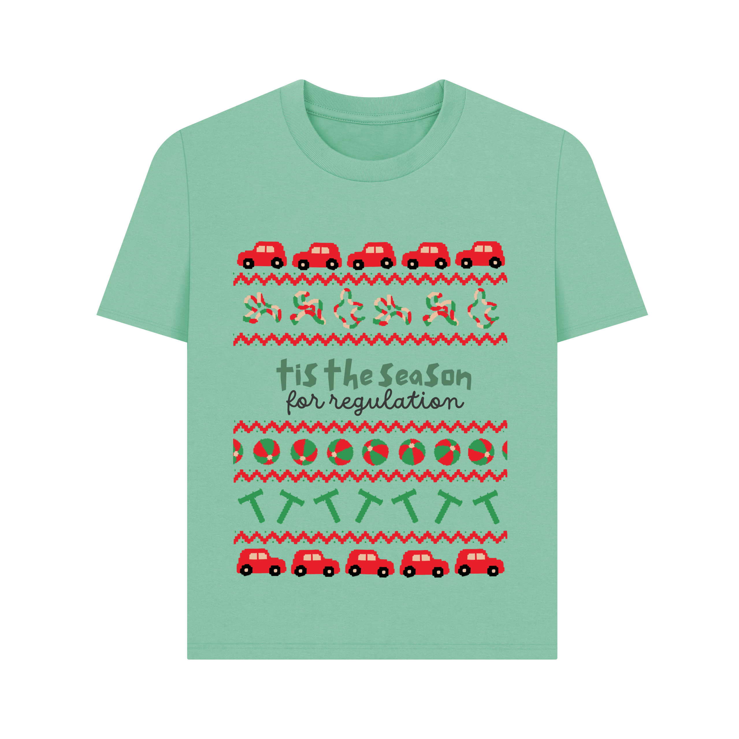Peppermint Printed T-shirt Front