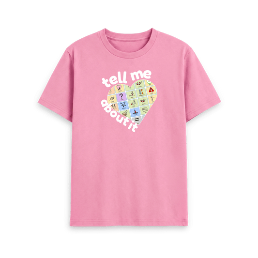 Rose Pink Printed T-shirt Front
