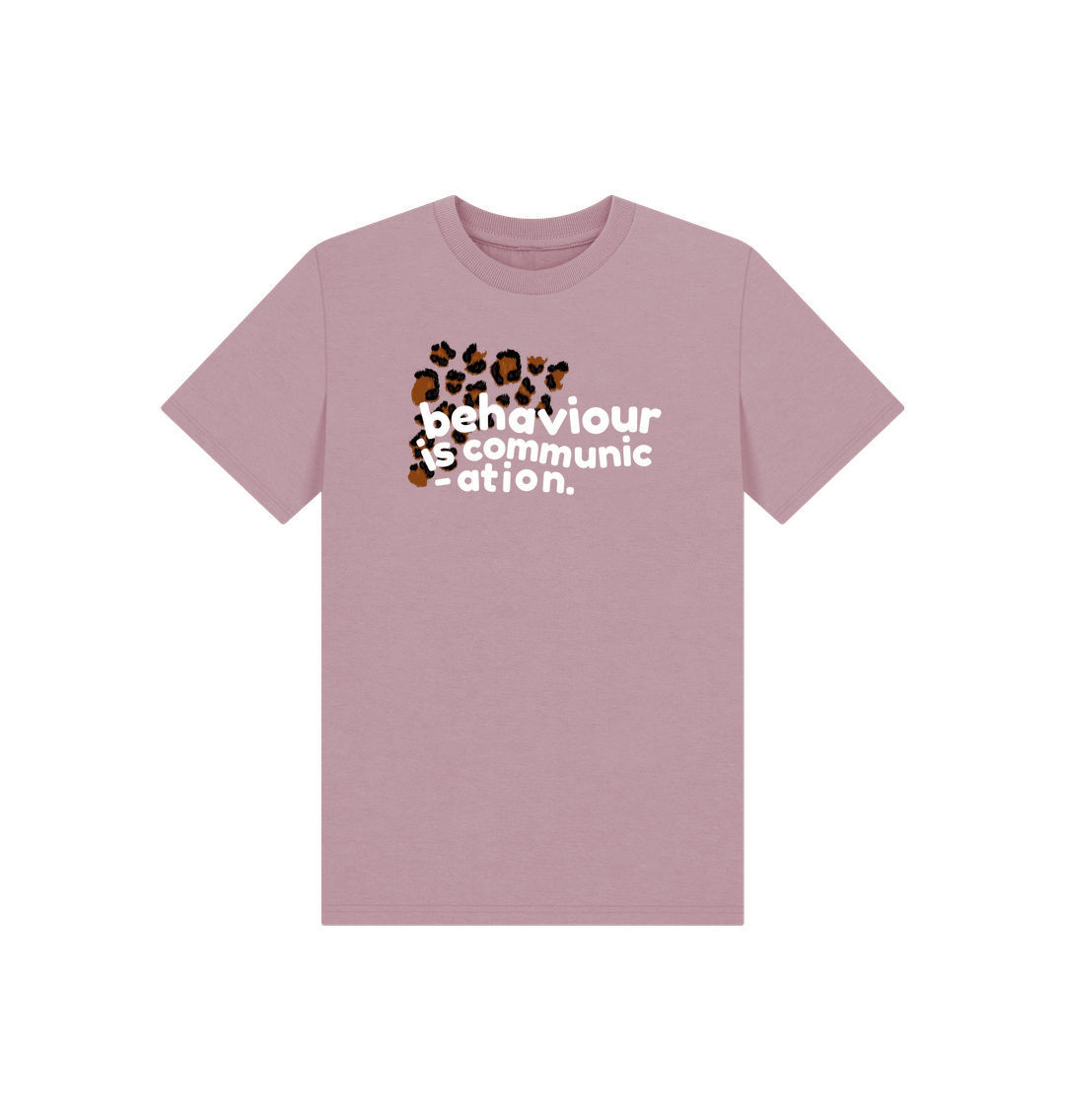 Mauve Behaviour is Communication Kid's Tee