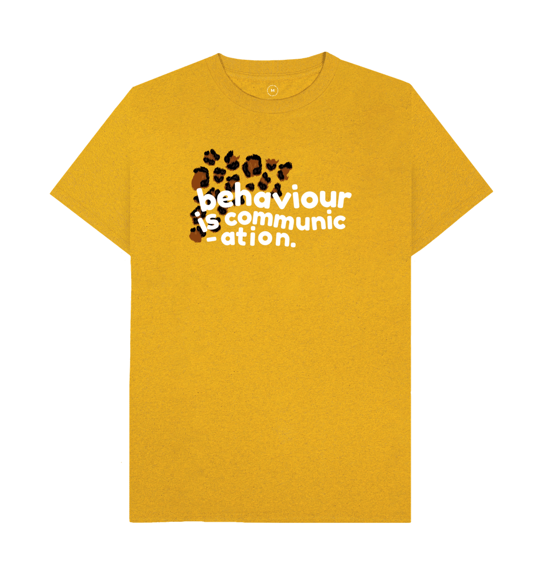 Sunflower Yellow Behaviour is Communication Men's Tee