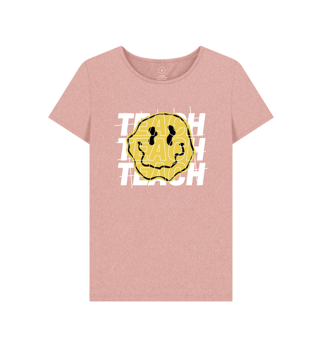 Sunset Pink Teach Sensory Women's Tee