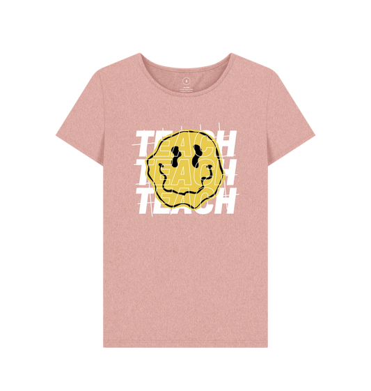 Sunset Pink Teach Sensory Women's Tee