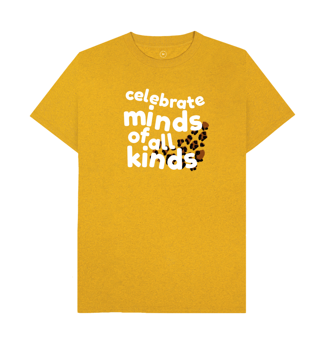 Sunflower Yellow Celebrate Minds of all Kinds Men's Tee