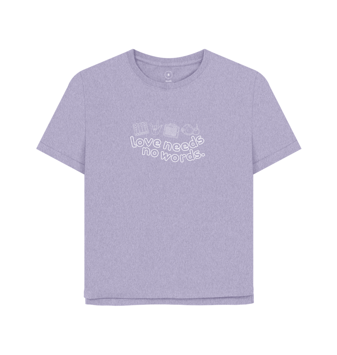 Lavender Printed T-shirt