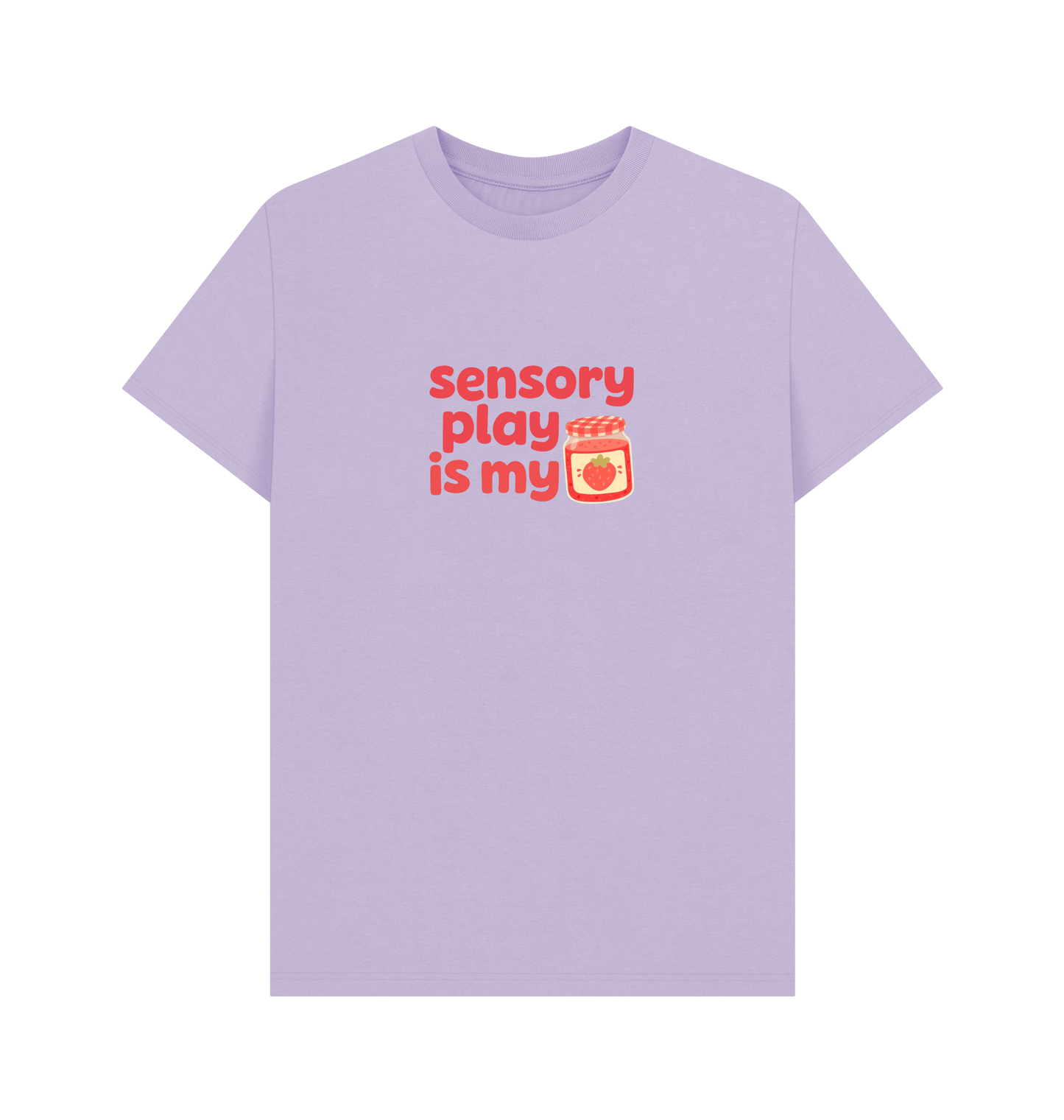 Lilac Printed T-shirt Front