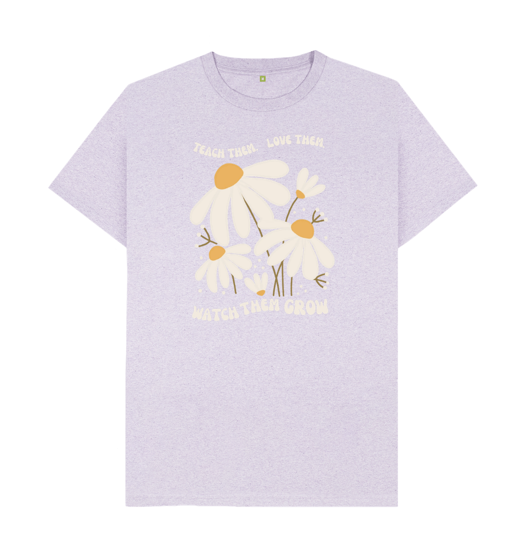 Light Purple Teach Them, Love Them Men's Tee