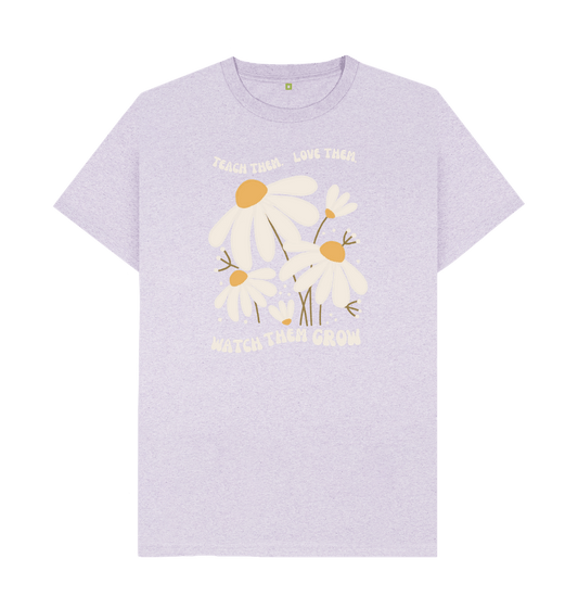 Light Purple Teach Them, Love Them Men's Tee