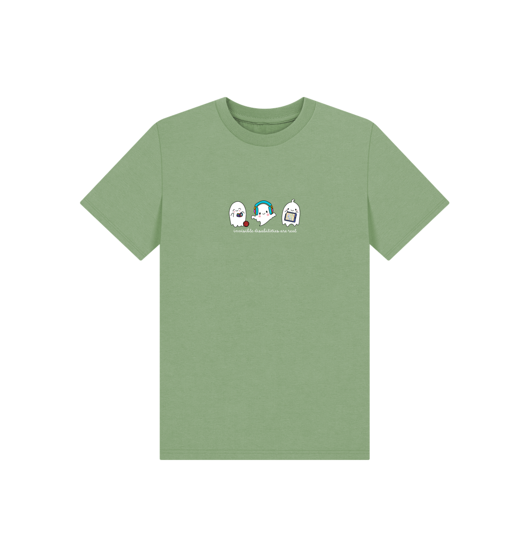 Sage Printed Kids T-Shirt Front