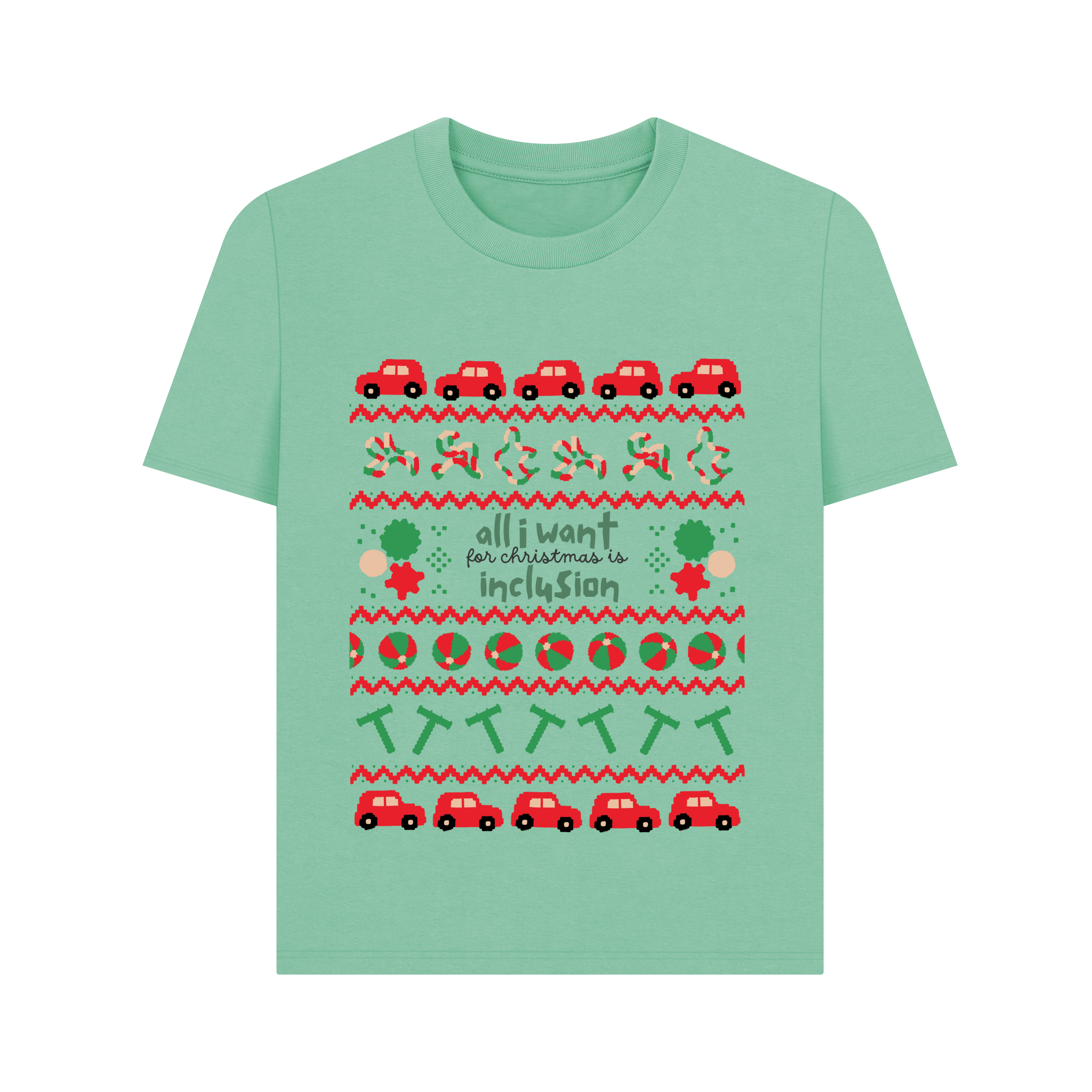 Peppermint Printed T-shirt Front