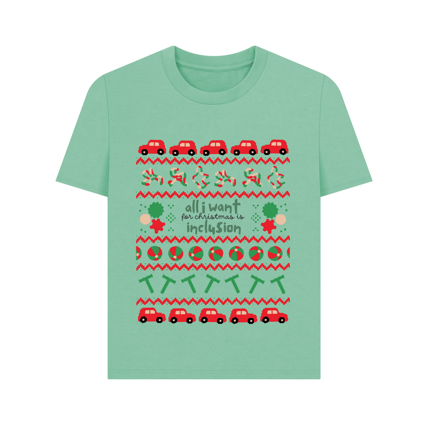 Peppermint Printed T-shirt Front