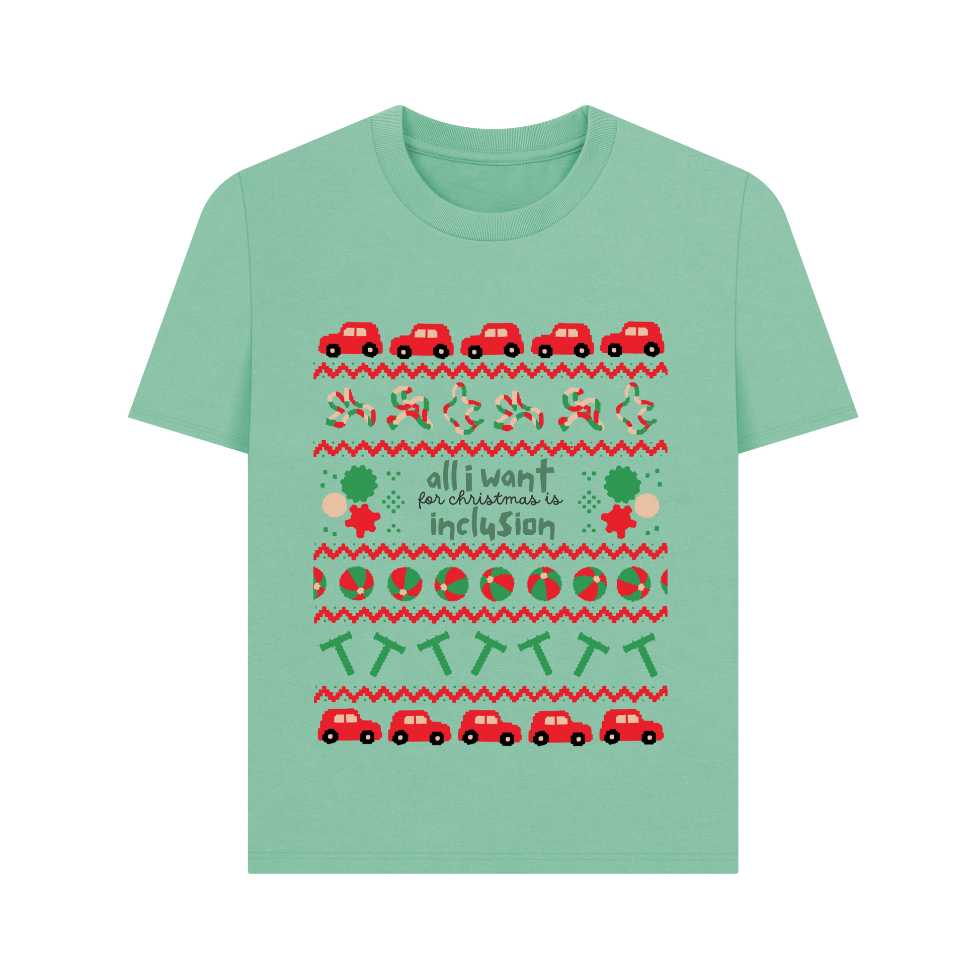 Peppermint Printed T-shirt Front