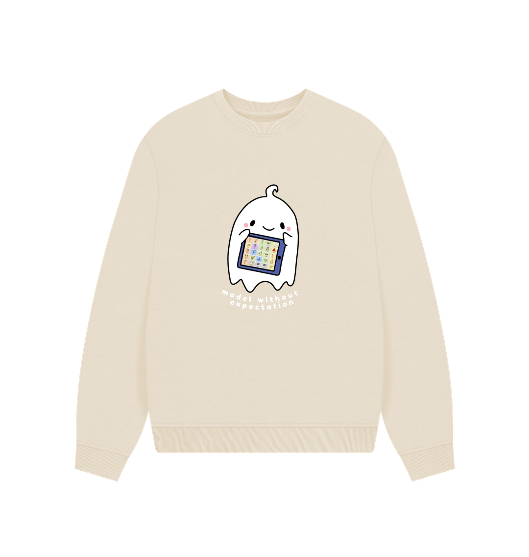 Oat Printed Sweater Front