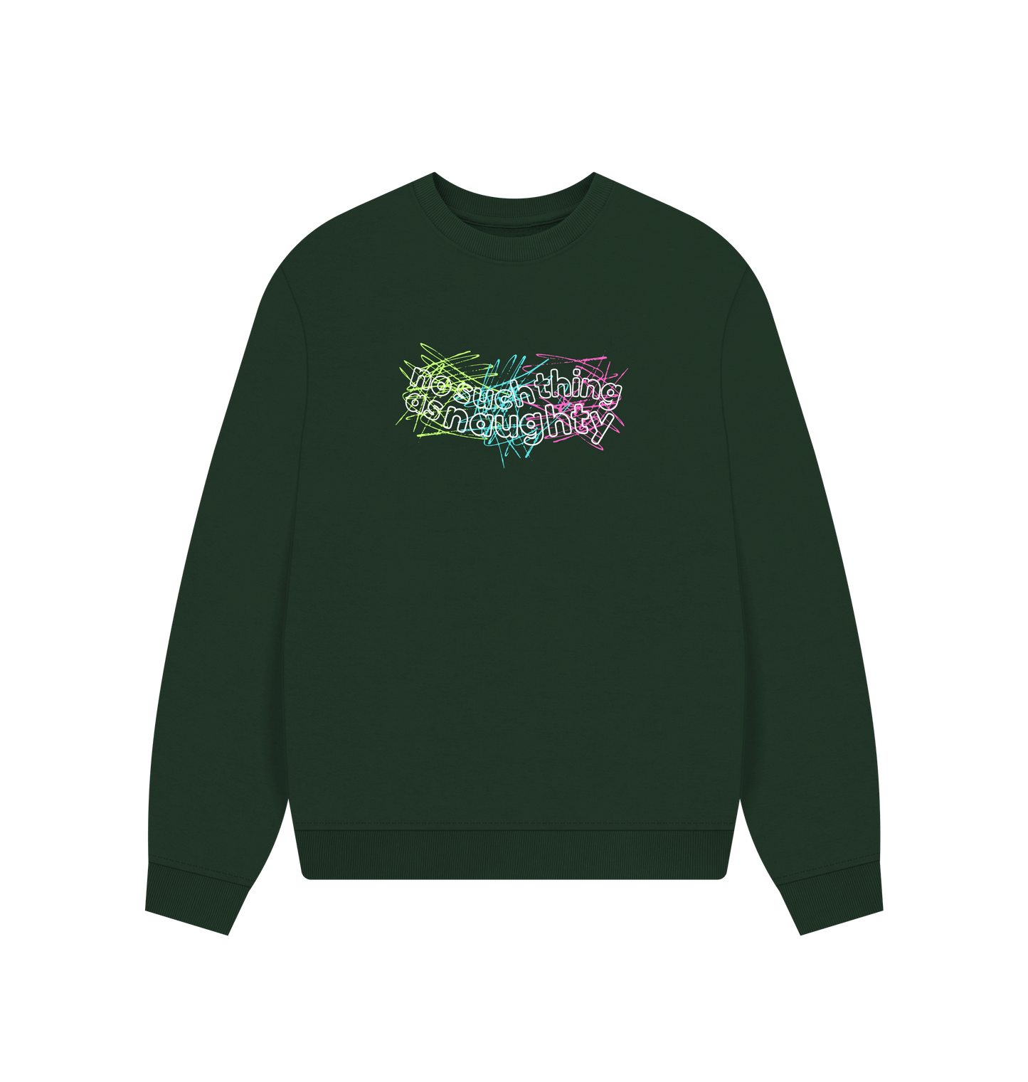 Evergreen Printed Sweater Front