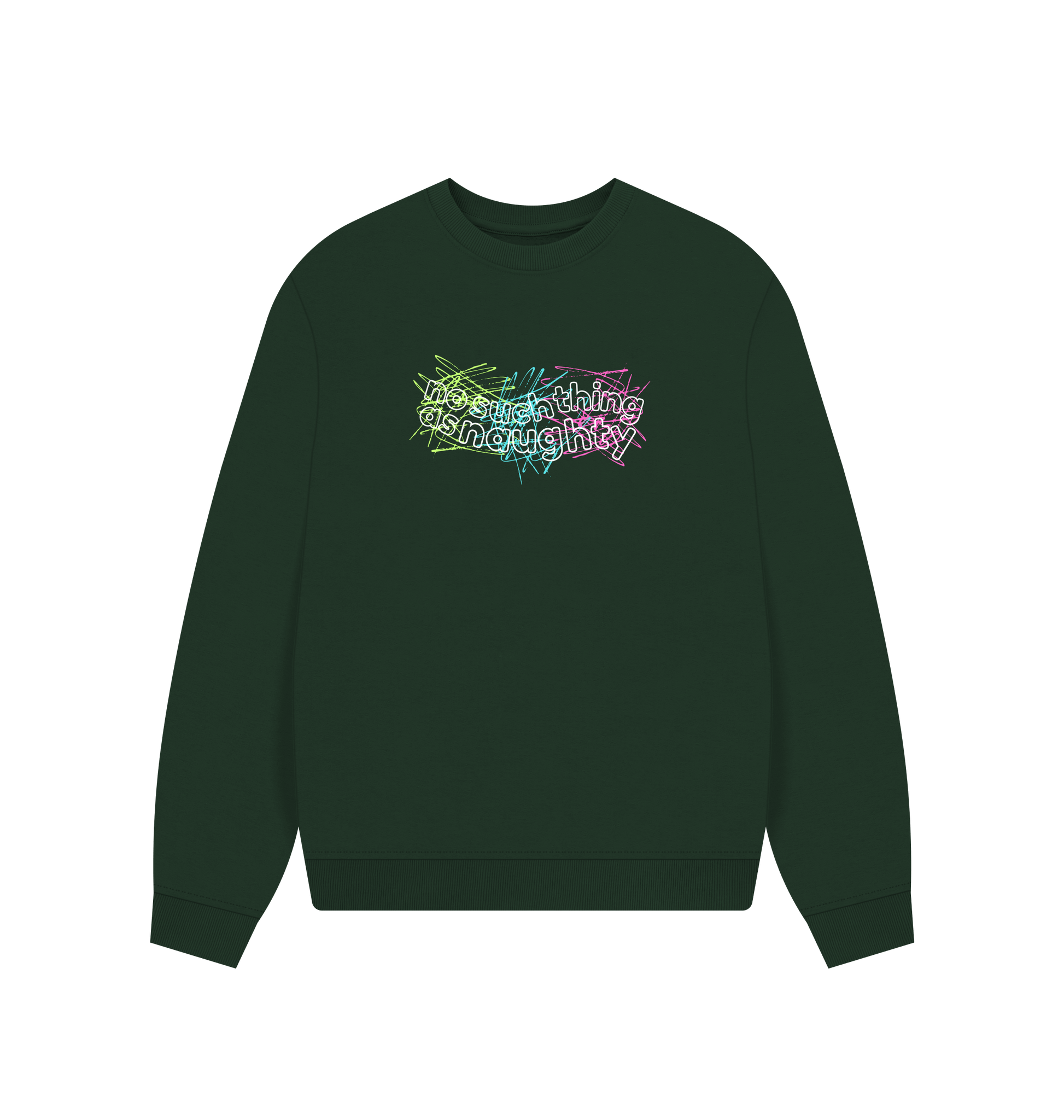 Evergreen Printed Sweater Front