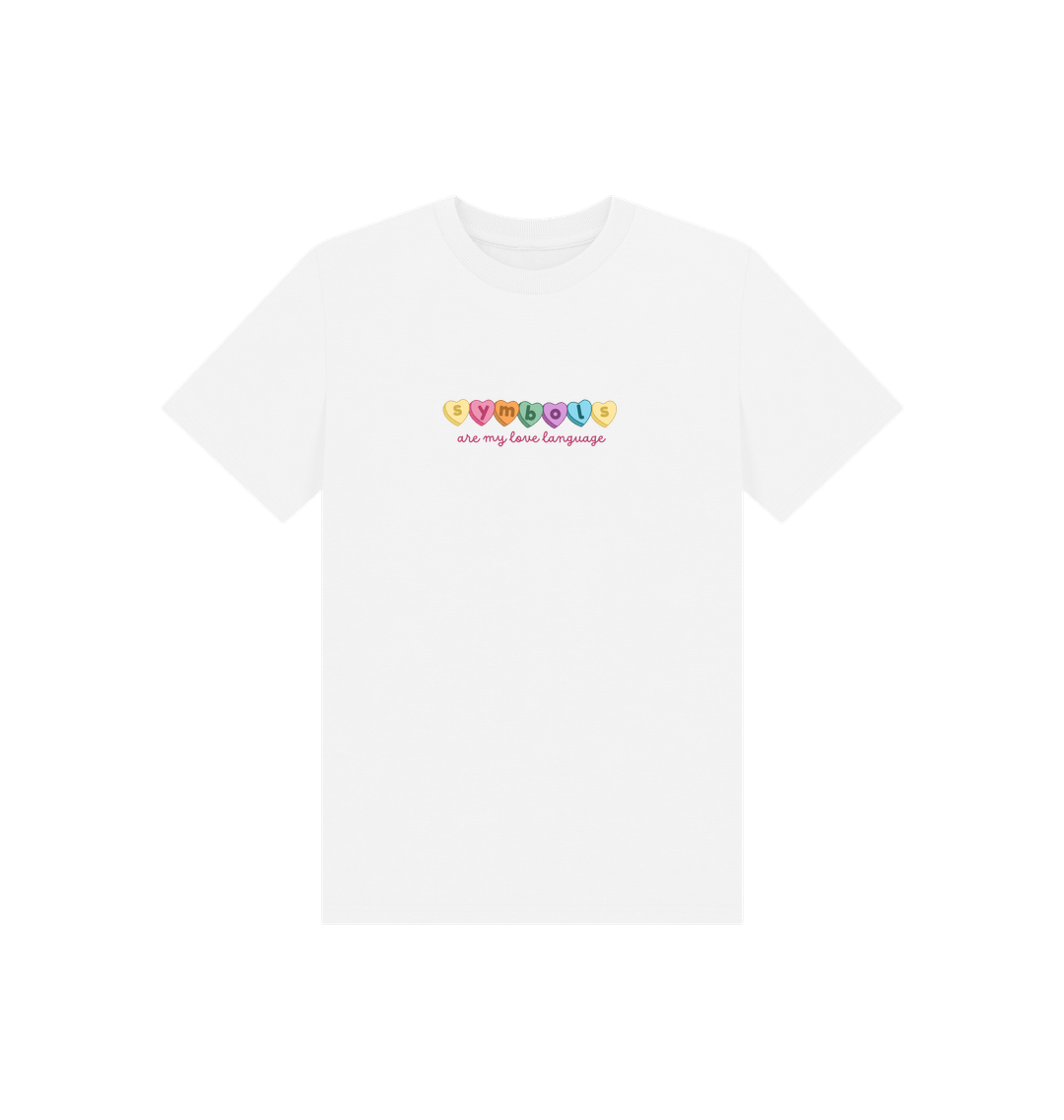 White Printed Kids T-Shirt