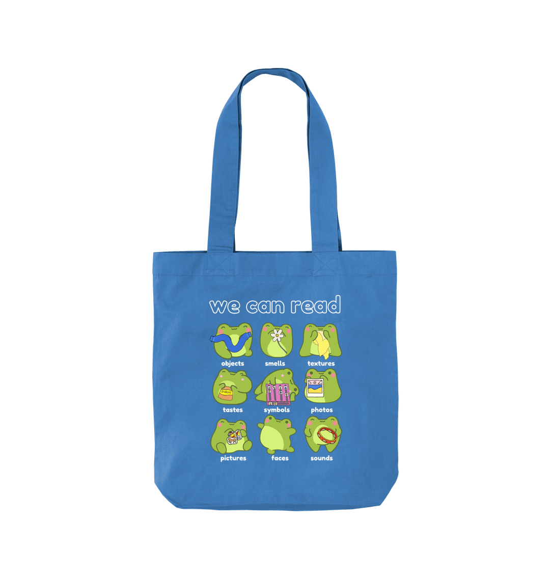 Cornflower Blue Printed Bag Front