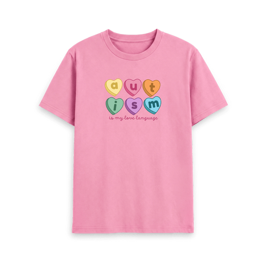 Rose Pink Printed T-shirt Front