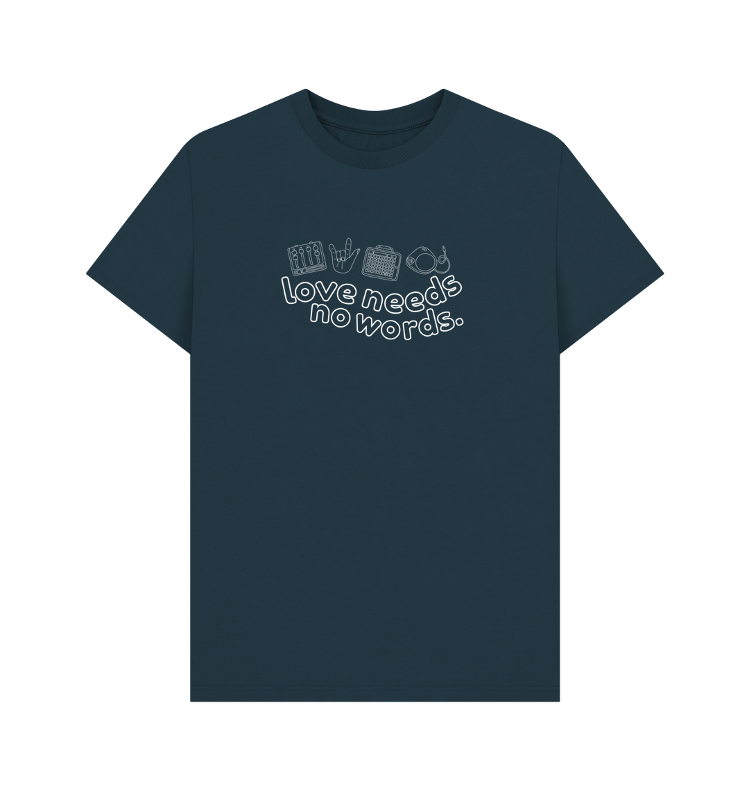 Denim Blue Printed T-shirt