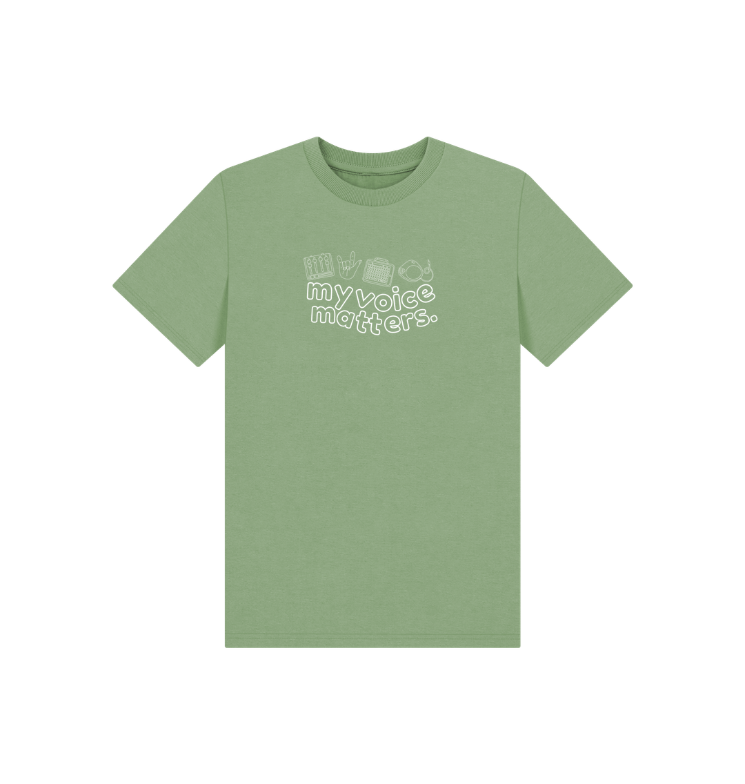 Sage My Voice Matters Kid's Tee