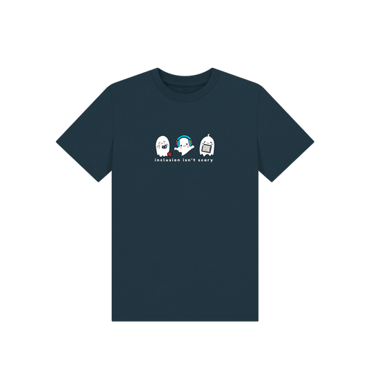 Denim Blue Inclusion Isn't Scary Kid's Tee