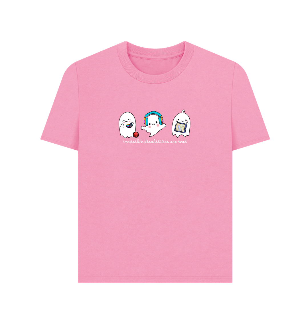 Rose Pink Printed T-shirt Front