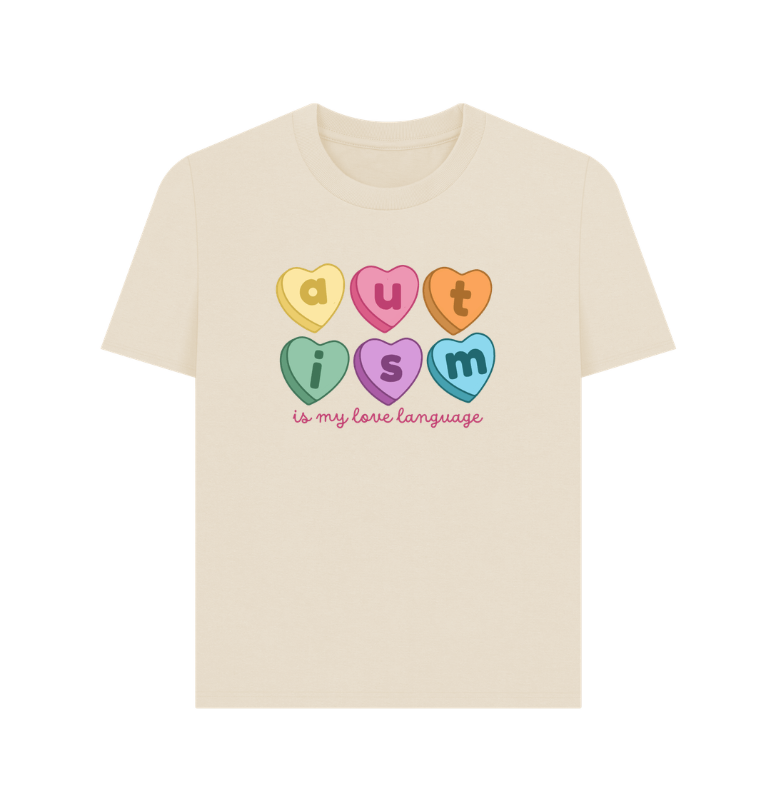 Oat Valentine's Autism Love Language Women's Tee