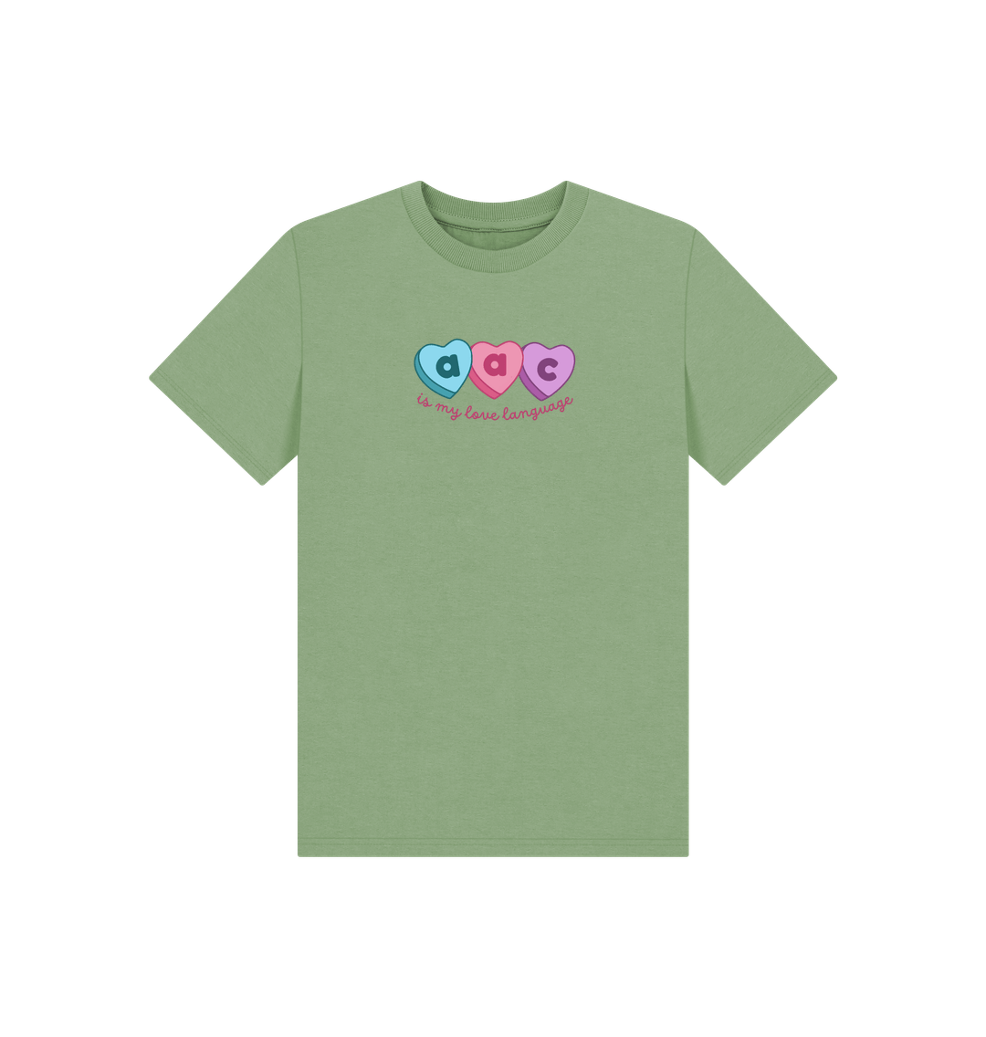 Sage AAC is my Love Language Kids Tee