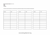 Plantilla de evaluación de riesgos