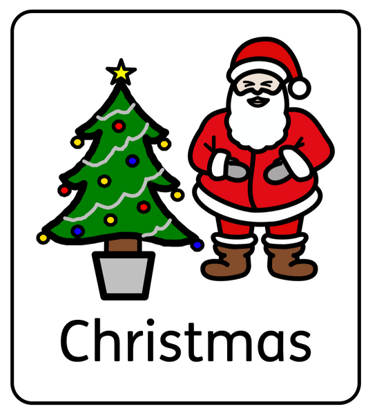 Christmas Symbols (colourful semantics)