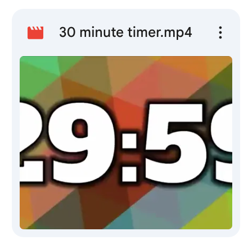Timer Videos