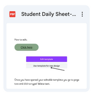 Daily Home/School Communication Sheets