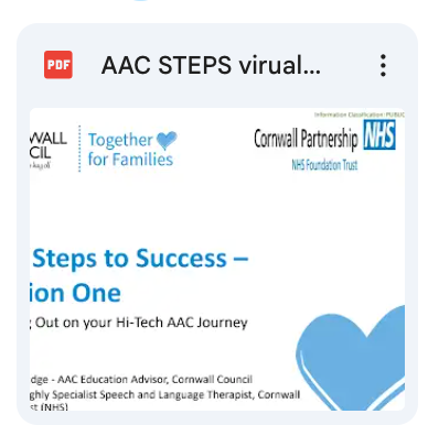 AAC Training ppt