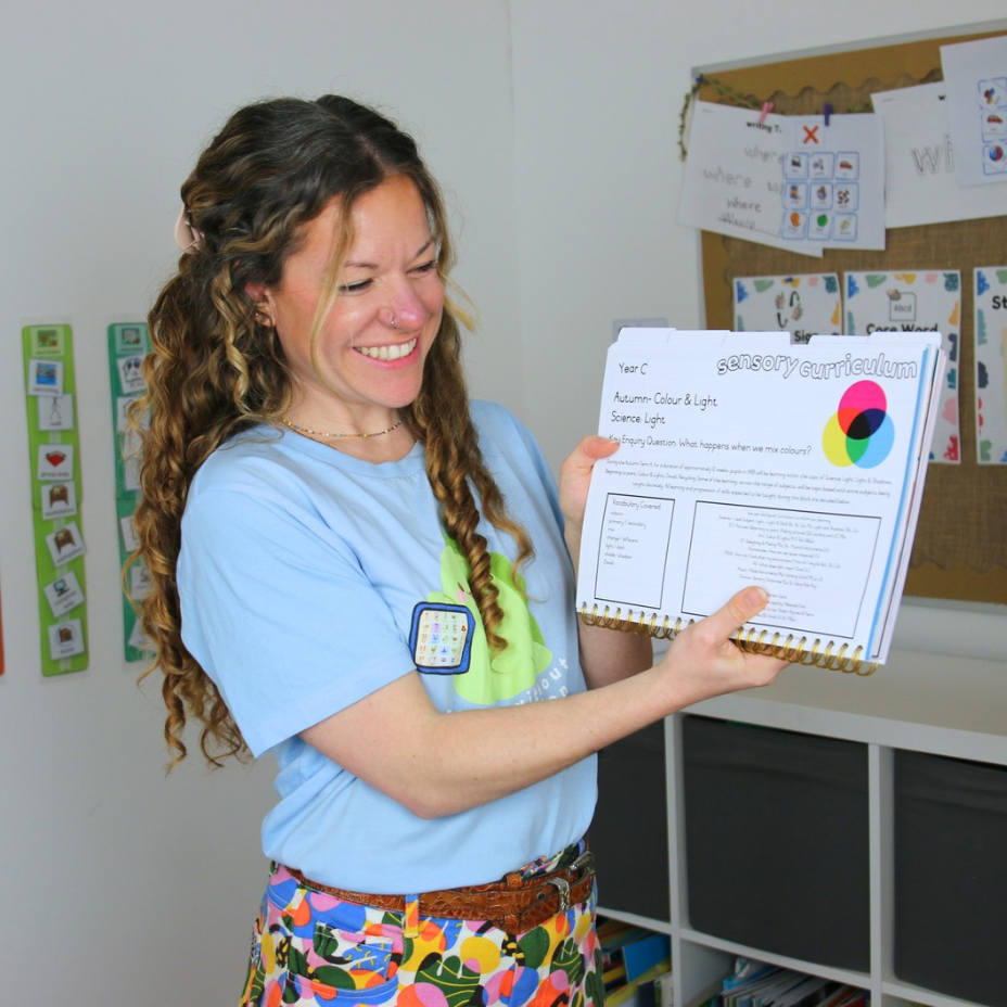 Physical folder add on only- FULL Sensory Curriculum