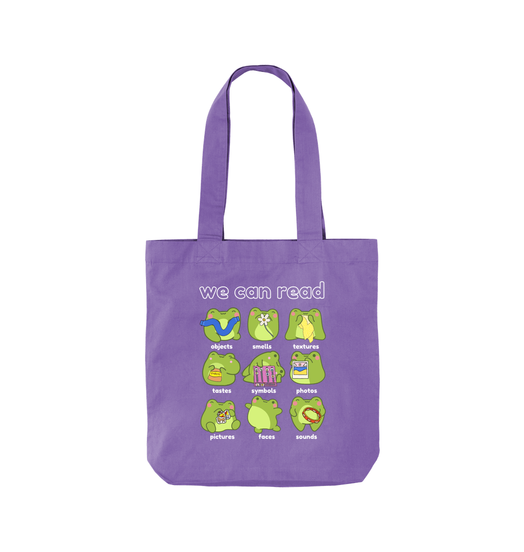 Violet Printed Bag Front