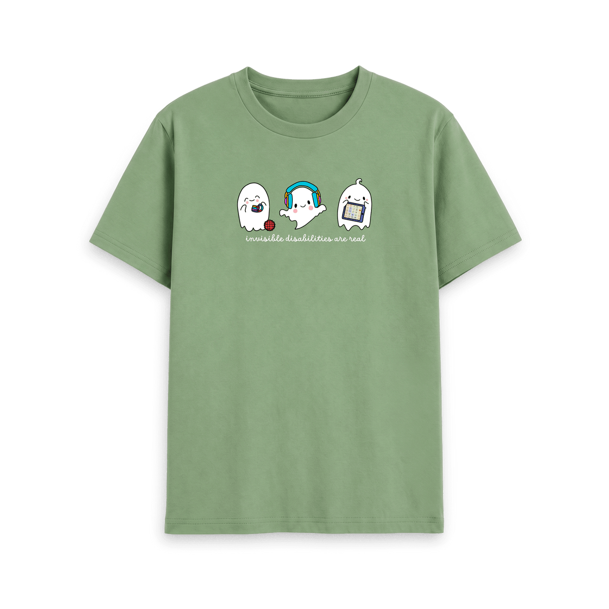 Sage Printed T-shirt Front