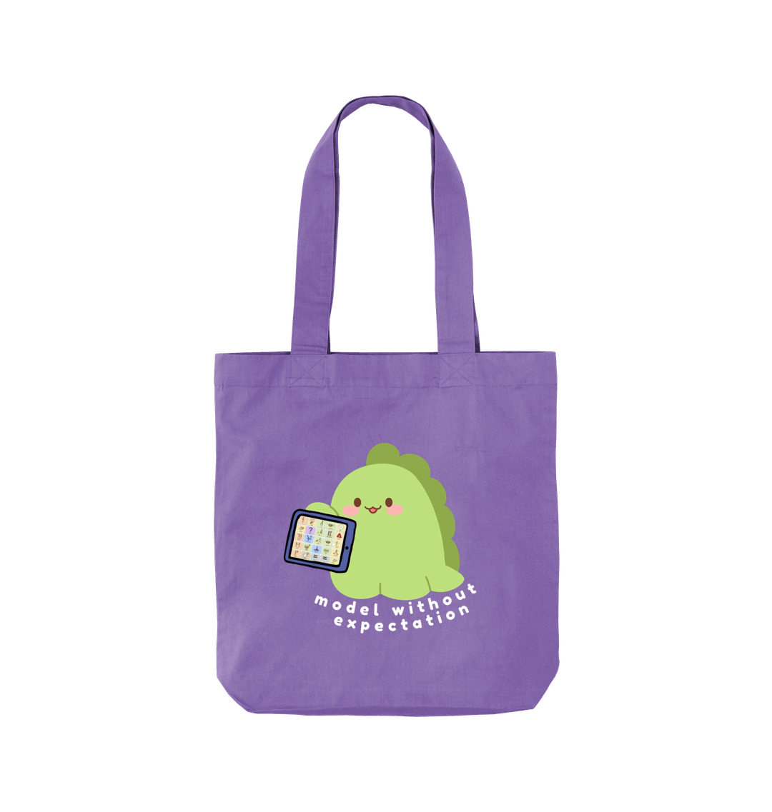 Violet Printed Bag Front