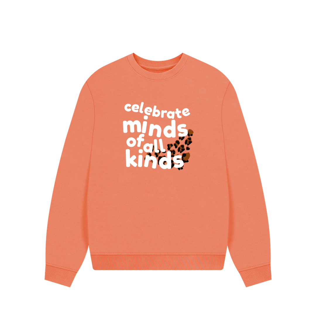 Apricot Celebrate Minds of all Kinds Women's Sweater