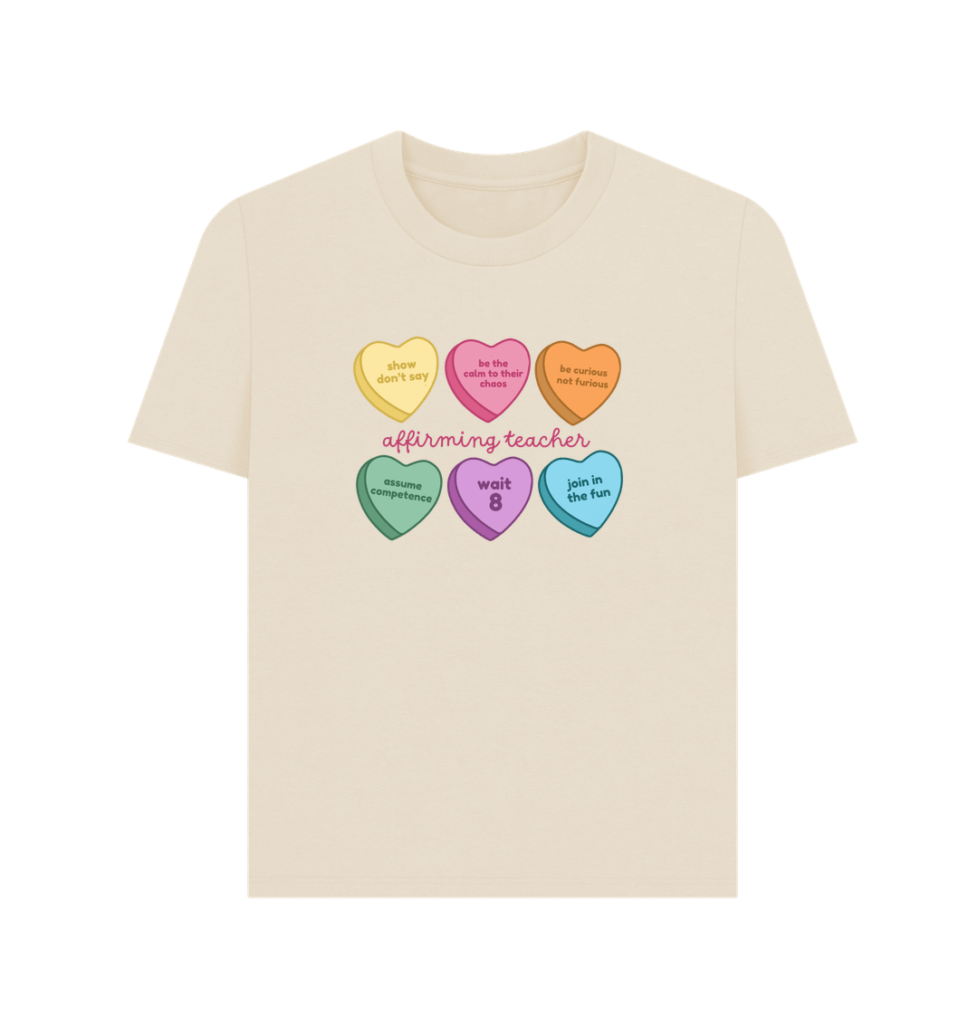 Oat Valentines Affirming Teacher Women's Tee