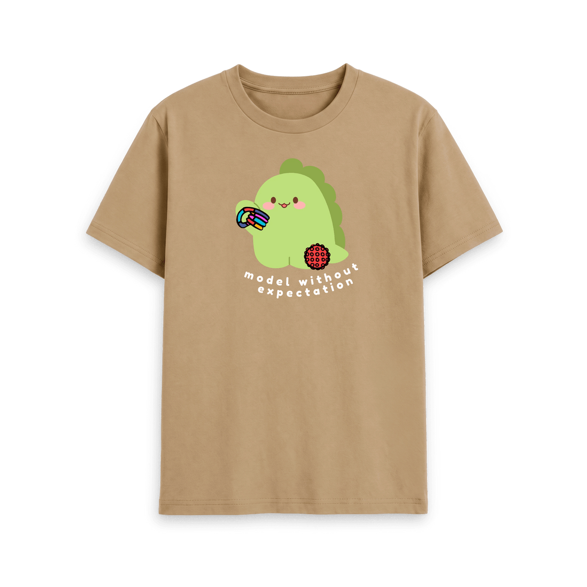 Sand Printed T-shirt Front