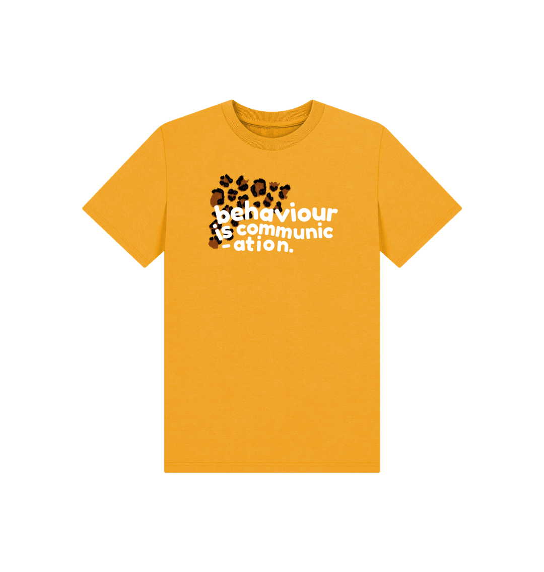 Mustard Behaviour is Communication Kid's Tee