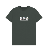 Dark Grey Printed T-shirt Front