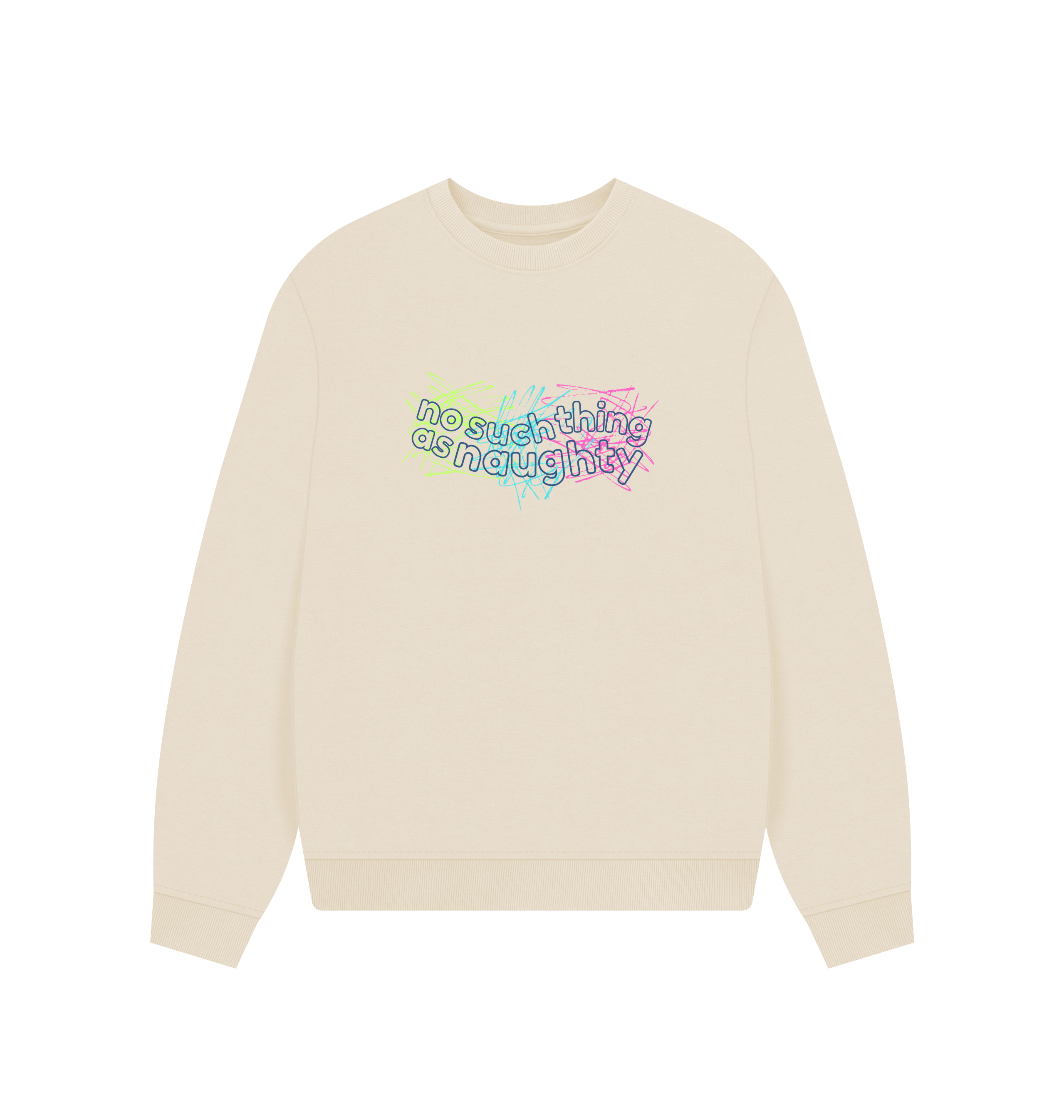 Oat Printed Sweater Front